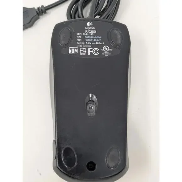 Logitech - Wired USB Optical Mouse - M-BU115 - RX300 - Picture 2 of 3